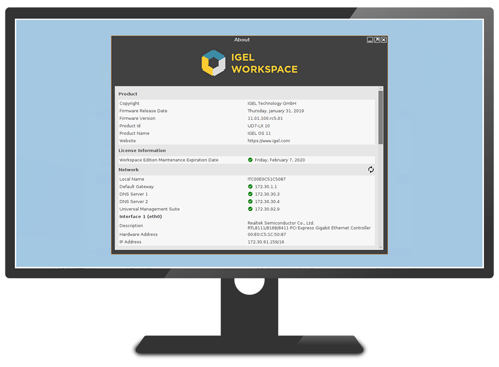 IGEL Universal Desktop-Betriebssystem